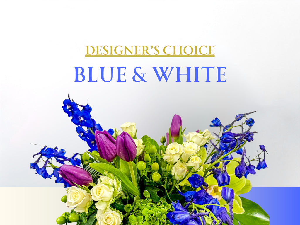 Designer's Choice - Blue & White